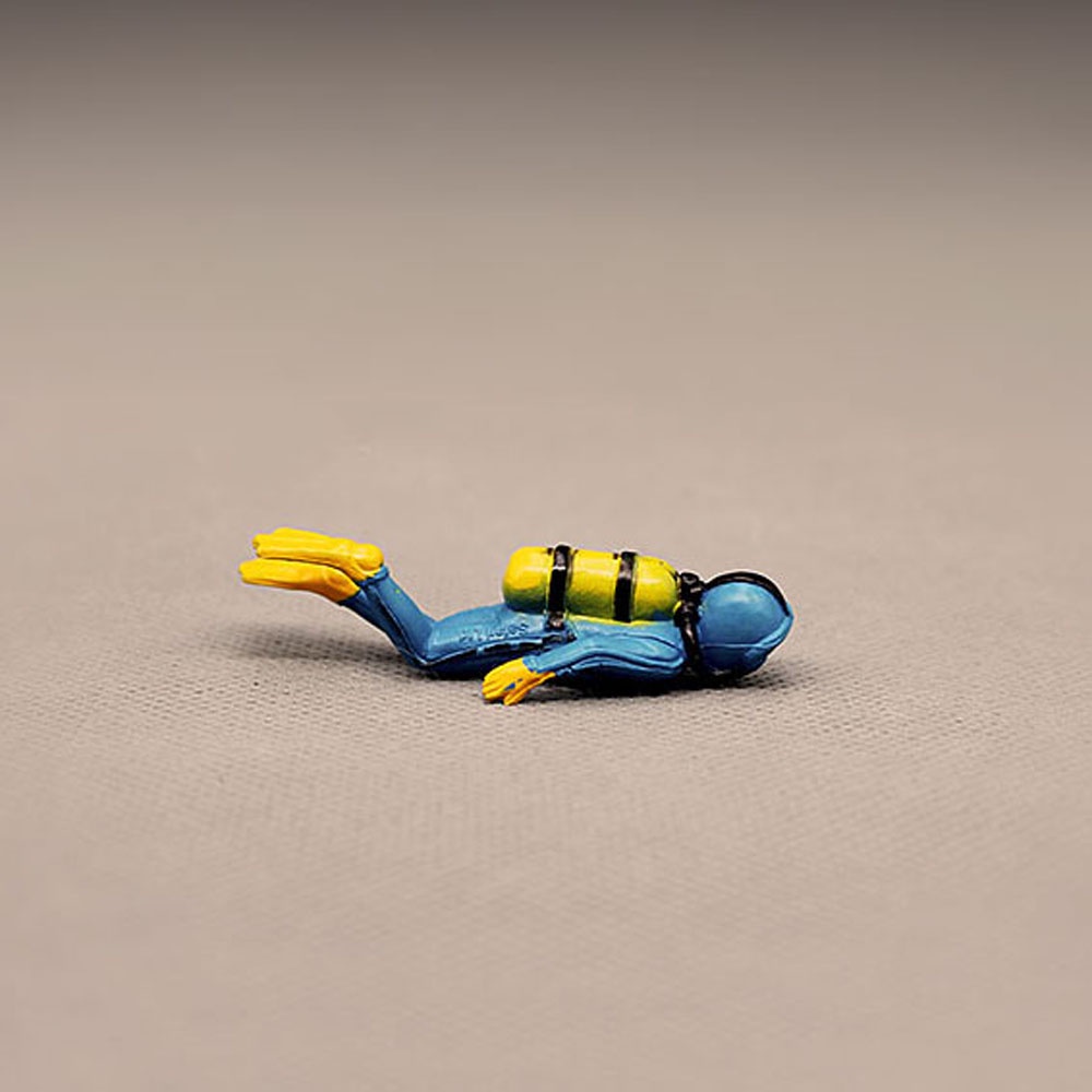 Đồ chơi mô hình thợ lặn dưới nước 3D bằng nhựa resin trang trí hồ cá cảnh