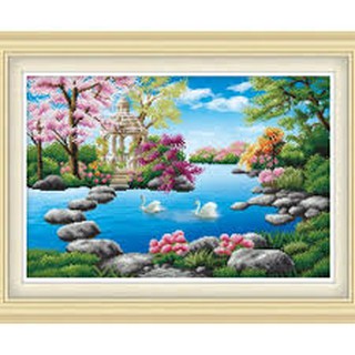 Tranh Thêu Chữ Thập 3D PHONG CẢNH (53395)60×42cm