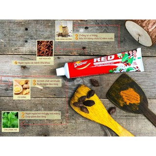 Kem đánh răng thảo dược Red Dabur 100g