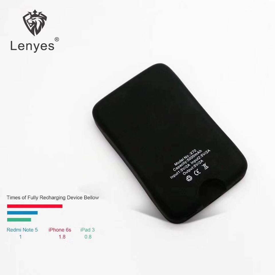 Pin Sạc Dự Phòng Chính Hãng Lenyes X70 - 5000mAh