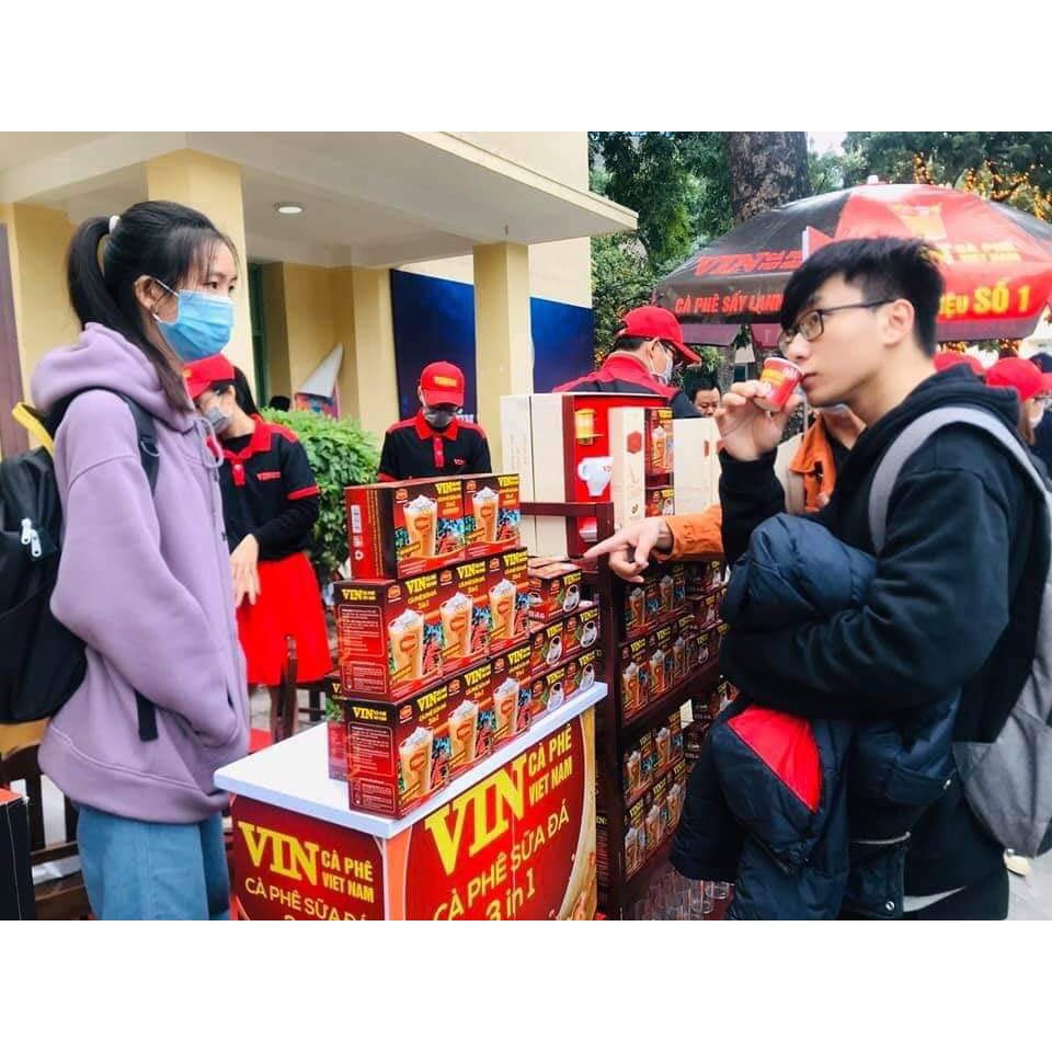 Combo 3 hop Vincafe 3 in 1 thượng hạng | BigBuy360 - bigbuy360.vn