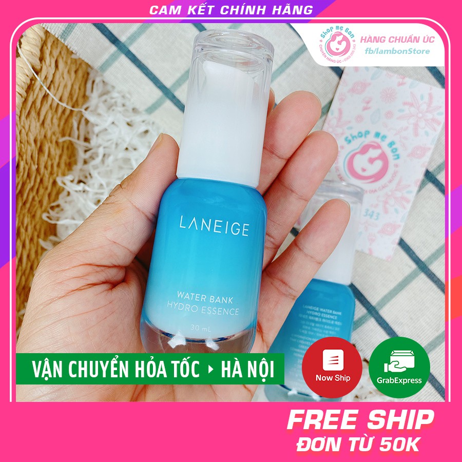 Tinh chất dưỡng ẩm Laneige Water Bank Hydro Essence dành cho da dầu và da hỗn hợp 30ml