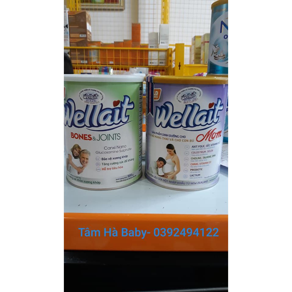 sữa bầu Wellait mom 900g