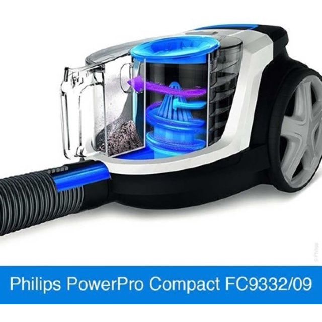 Máy hút bụi Philips PowerPro Compact FC9332/09 [nhập Đức chính hãng]