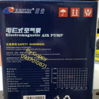 MÁY SỦI KHÍ OXY CHO BỂ CÁ RESUN ACO-004