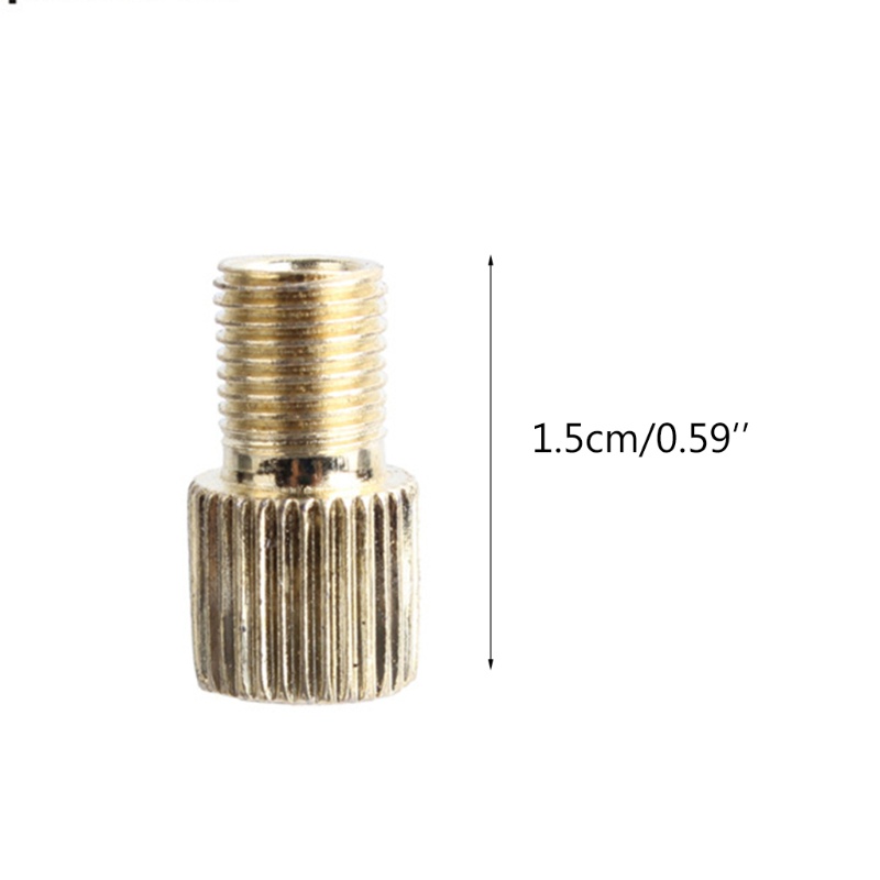 Adapter Chuyển Đổi Bơm Hơi Presta &amp; Schrader Bằng Đồng Thau Chuyên Dụng Cho Xe Đạp