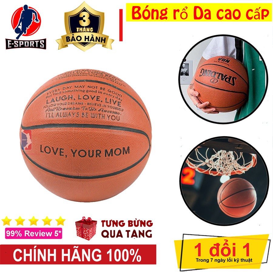 Bóng Rổ Da Cao Cấp Chính Hãng Bản size 7 - Bảo Hành 2 năm về Da Bóng 💥SIÊU HOT💥