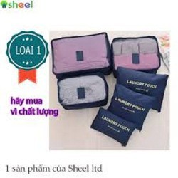 Bộ 6 Túi đựng đồ du lịch laundry Pouch dhs