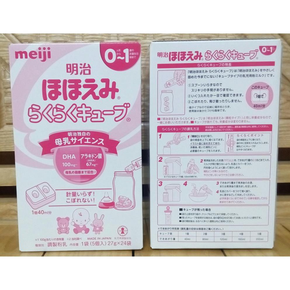 Sữa Meiji Thanh Số 0 ( 24 gói X 28g)_Nhật Bản