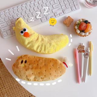 W&g Ví Đựng Bút Hình Đùi Gà/Chuối Hoạt Hình Vui Nhộn Sáng Tạo Cho Học Sinh