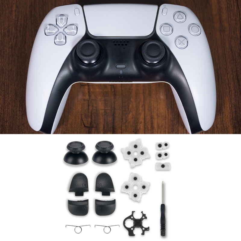 Bộ Gậy Analog 3D Nút Bấm Thay Thế Kèm Tua Vít Dẫn Cho PS5