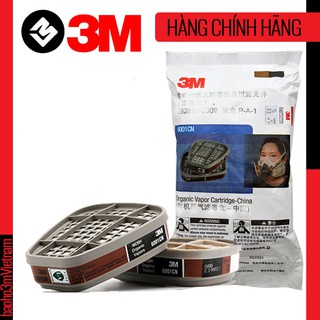 3M 6001CN - PHIN LỌC HỮU CƠ DÙNG CHO MẶT NẠ 3M 6800, 3M 6100, 6200