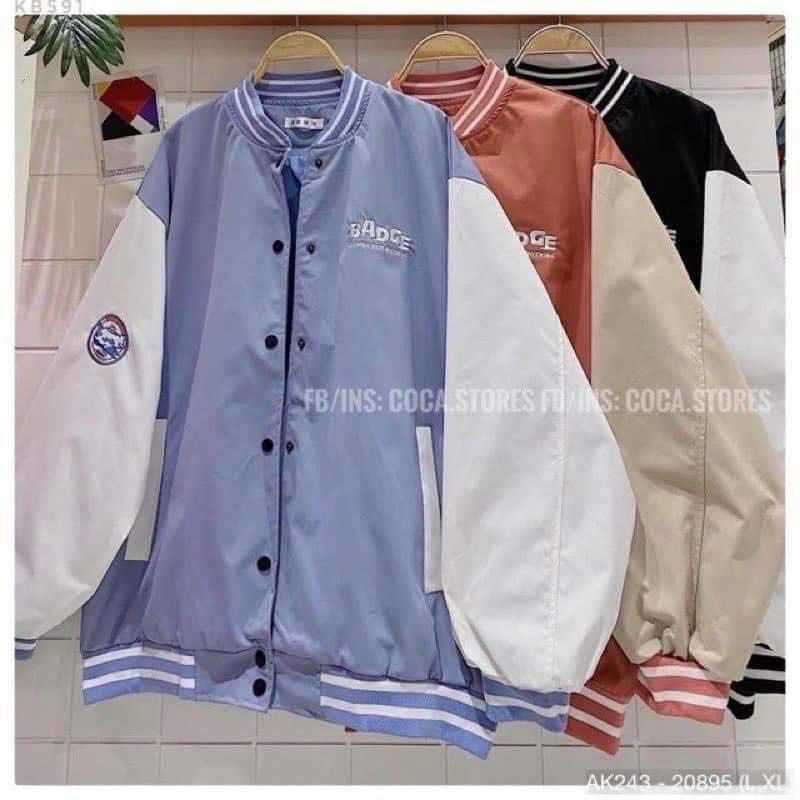 ÁO KHOÁT DÙ KIỂU BOMBER , CÓ 3 MÀU ĐỂ LỰA CHỌN