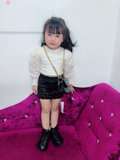 Chân váy kim sa