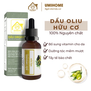 Dầu Oliu Extra hữu cơ UMIHOME nguyên chất 30ml dưỡng da và tóc, giảm thâm môi