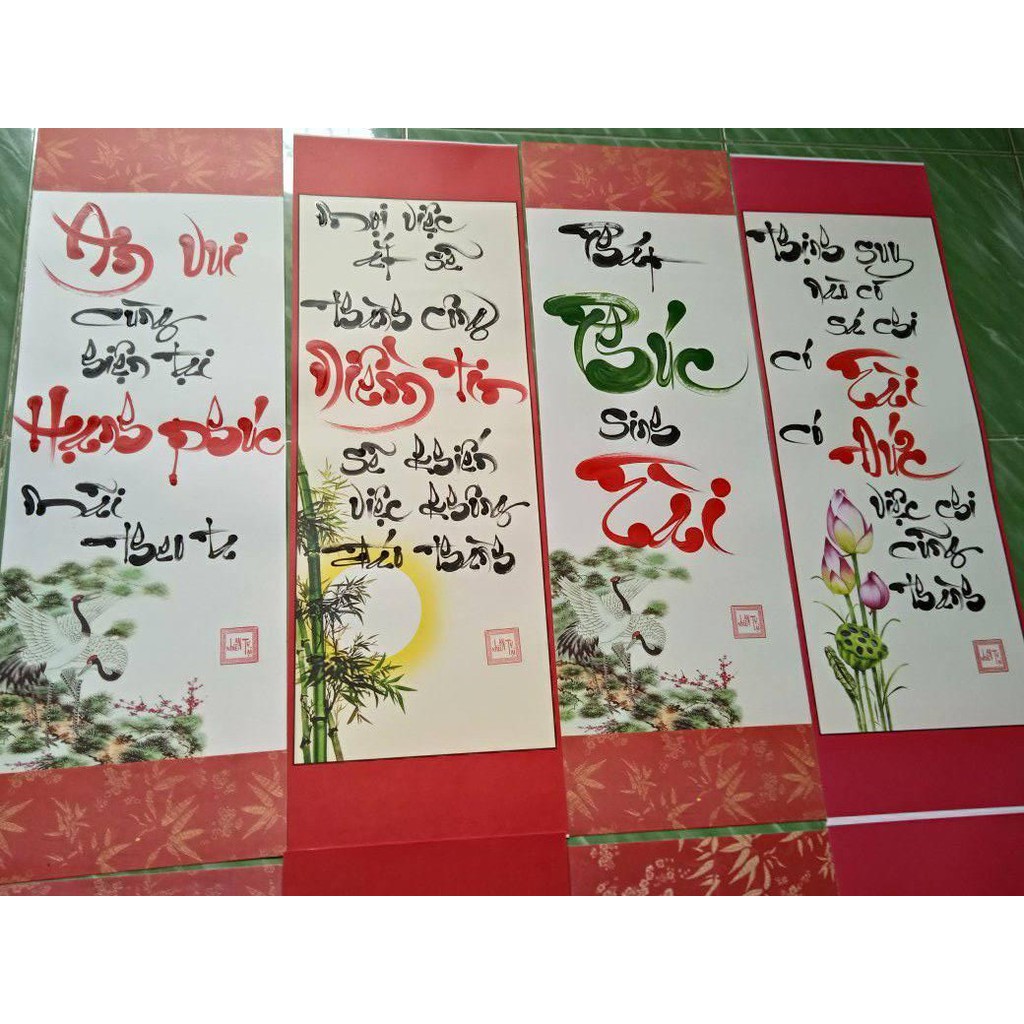 tranh thư pháp viết theo yêu cầu, giá chỉ 40 ngàn | BigBuy360 - bigbuy360.vn