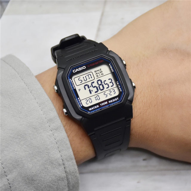 Đồng hồ nam dây nhựa Casio Standard chính hãng Anh Khuê W-800H-1AVDF | BigBuy360 - bigbuy360.vn
