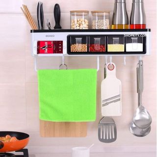 Kệ treo đồ nhà bếp thông minh không cần khoan eco225