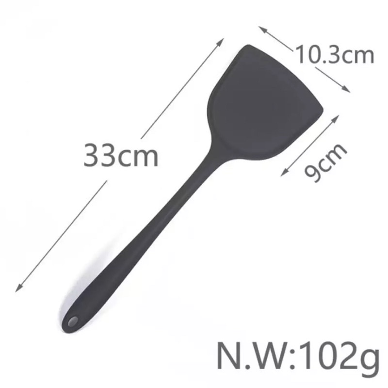 Phới xẻng silicon nấu ăn 33cm