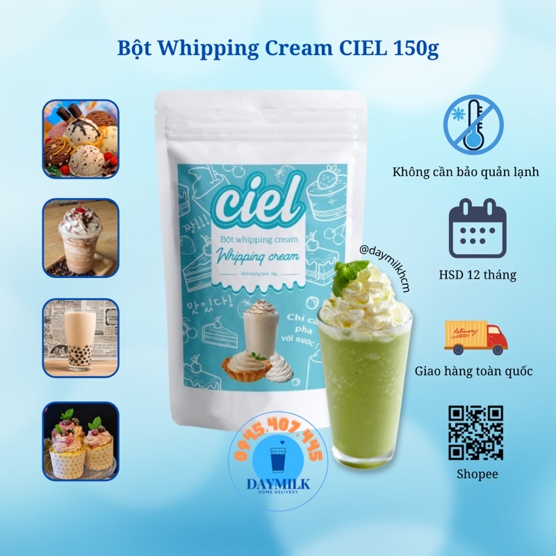 Bột Whipping cream Ciel 150g