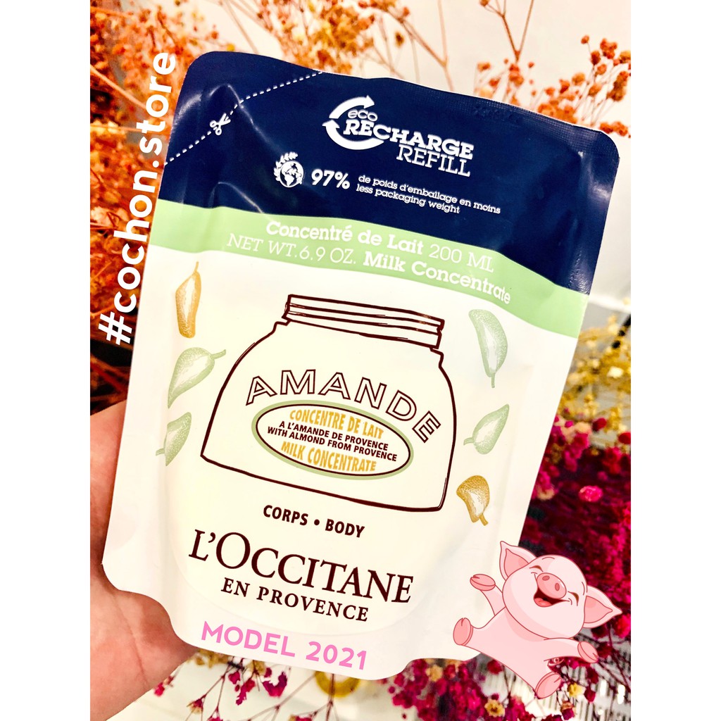 BILL US/FR] REFILL Sữa dưỡng thể L'OCCITANE Almond Milk Concentrate ~ 200ml