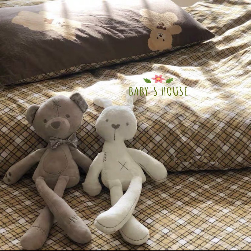 Thú bông thỏ trắng, cừu trắng, voi trắng cho bé yêu - Baby's House