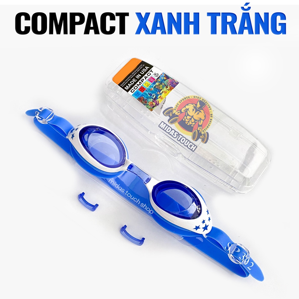 Kính Bơi Trẻ Em SPEEDOO-COMPACT 302 Dành Cho Bé Dưới 10 Tuổi - Thiếu Kế Đáng Yêu Nhiều Màu Sắc