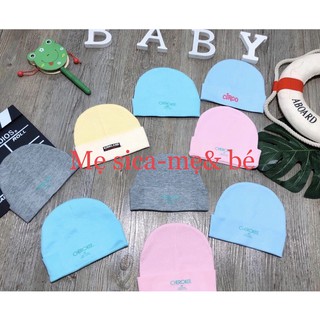 Nón/mũ sơ sinh cotton co giãn c bé từ 0-3 tháng