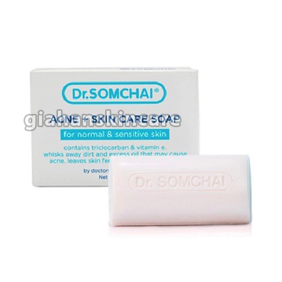 Xà phòng tắm dành cho trẻ em Dr.SOMCHAI Acne & Skin Care Soap for Normal and Sensitive skin 80g