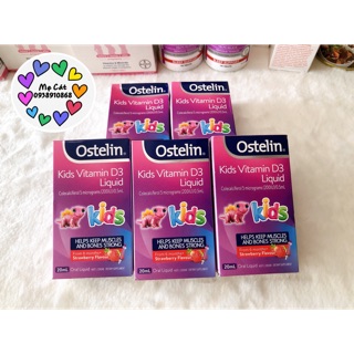 Vitamin D3 hương dâu Ostelin liquid 6m