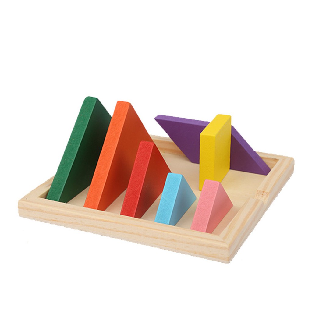 [Mã LIFETOYS1 giảm 30K đơn 99K] Đồ Chơi Xếp Hình Tangram HDY 7 Mảnh Giúp Phát Triển Trí Tuệ Cho Trẻ Em