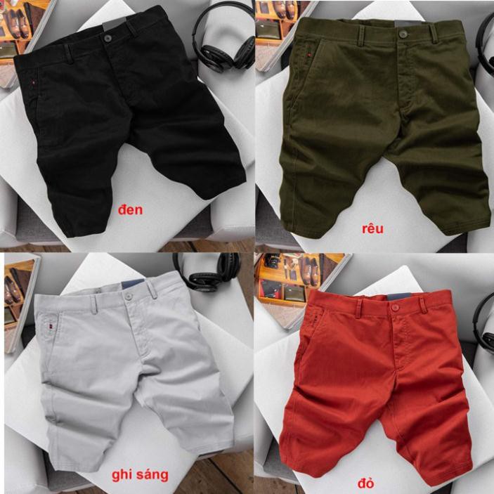 Quần short NAM Chất Kaki bền đẹp, dáng xuông kiểu dáng Lịch Sự