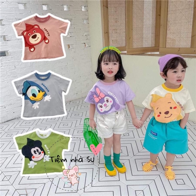 Đồ bộ cho bé -  Bộ Cotton 4 chiều hoạ tiết siêu cute cho bé trai, bé gái (08-18kg) ❤️