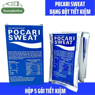 Combo 4 Hộp Nước Uống Bổ Sung Ion- Hồi Phục Thể Lực Pocari Sweat Dạng Bôt- Hộp 5 Gói