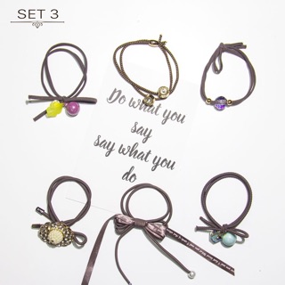 Set 6 đồ cột tóc có 4 màu lựa chọn