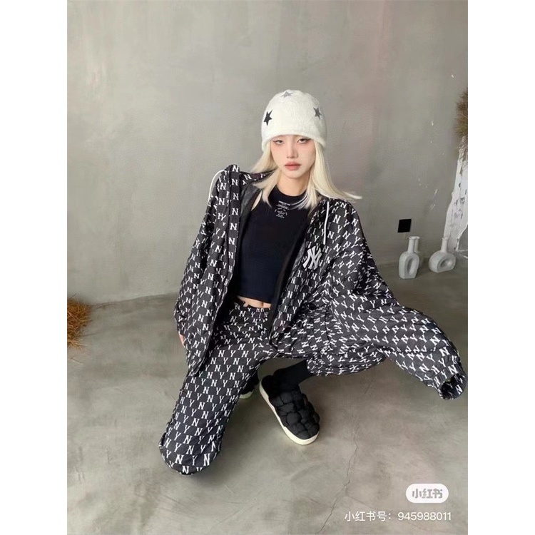 ÁO KHOÁC GIÓ MLB MONOGRAM,CHẤT LIỆU THẤM NƯỚC CAO CẤP