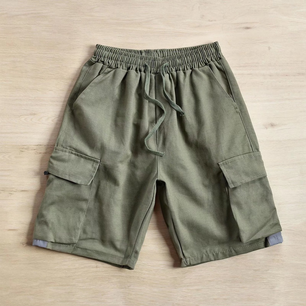 Quần ngắn ống rộng Nhiều Túi Thoải Mái Thời Trang Mùa Hè Cho Nam Size M-3XL