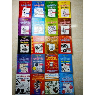 Diary of A Wimpy Kid 20 cuốn in giấy vàng chống lóa + file nghe