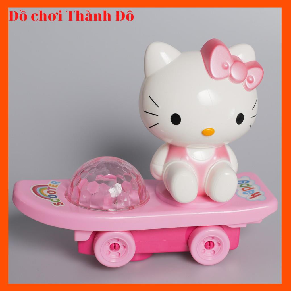 Đồ chơi trẻ em xe trượt Hello Kitty chạy xoay vòng Thành Đô cho bé - W082656