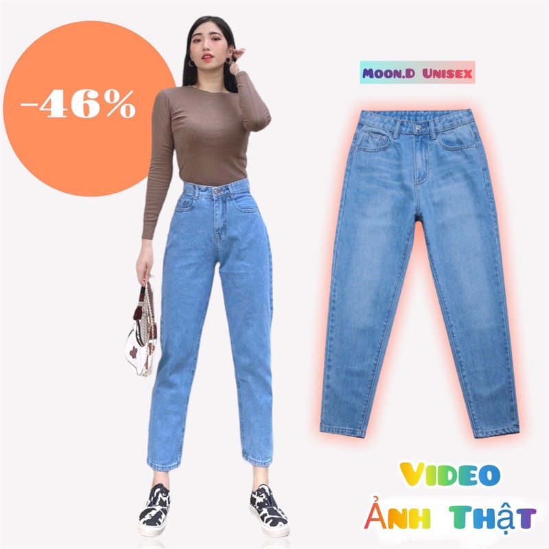 Quần Jeans Baggy Nữ Hack Dáng Siêu Hot Không Bay Màu Khi Giặc  Cam Kết 100% Video Ảnh Thật