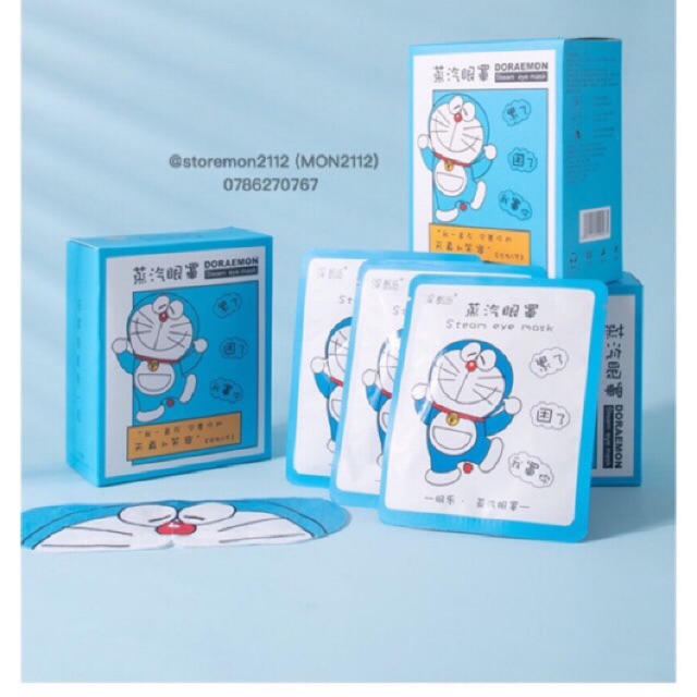 EYE MASK MẶT NẠ MẮT HƠI NÓNG THƯ GIÃN DORAEMON DOREMON | BigBuy360 - bigbuy360.vn