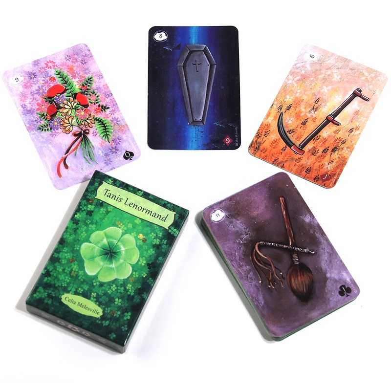 Bộ Thẻ Bài Trò Chơi Tanis Lenormand Oracle Chất Lượng Cao