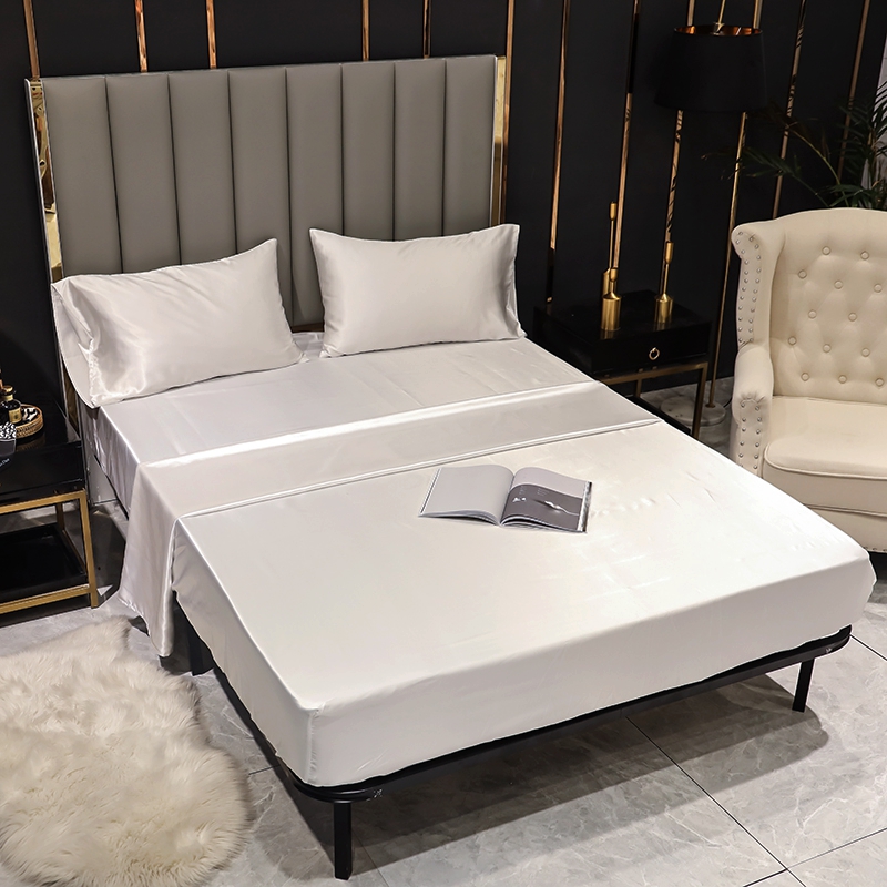 Bộ ga giường và vỏ gối Lụa satin Bedding đủ kích thước trải nệm 1m2, 1m4, 1m6, 1m8