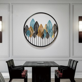 Tranh Sắt Decor Treo Tường Nghệ Thuật Lá Cây size 80cm mã A0392