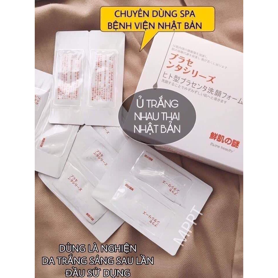 Ủ trắng da nhau thai hộp 50 gói | Thế Giới Skin Care