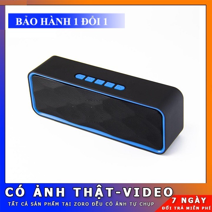 Loa Nghe Nhạc Hay [ FREESHIP ] LOA BLUETOOTH SC - 211 CHUẨN HAY CỰC ẤM BASS MẠNH màu ĐEN - LOA 211