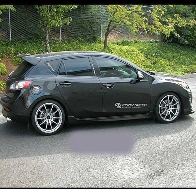 Bộ tem Mazda speed dán hông xe ô tô