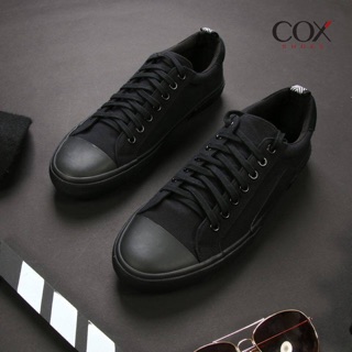 Giày cột dây full đen