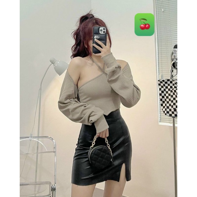 Sét áo yếm tay dài 2 in 1 cực hót (TV2)