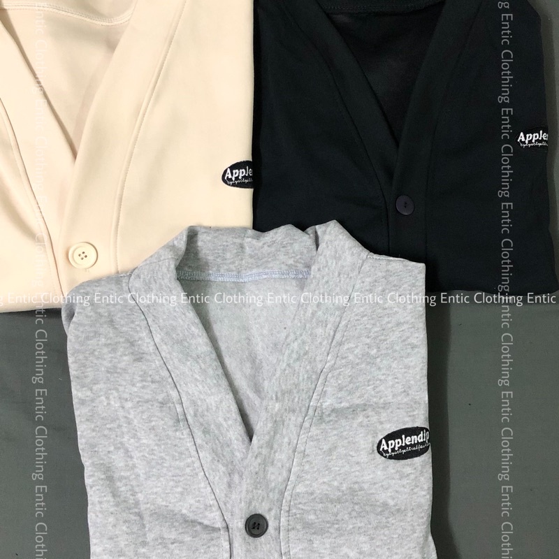 [kèm ảnh thật] Áo Khoác Ngoài Cardigan Chất Nỉ Ngoại dày dặn form rộng Style Hàn Quốc